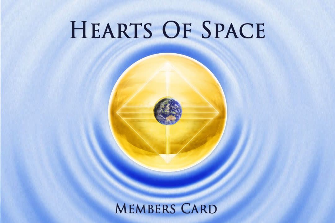 The empowered Heart of Space membership card